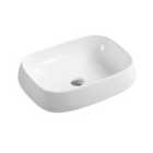 Limoge® 7819 Ceramic Domed Oblong Countertop Basin