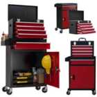 HOMCOM Tool Cabinet on Wheels with 5 Drawers