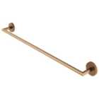 Melbury Pro Single Towel Rail - Brushed Bronze