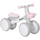 Aiyaplay Kids Balance Bike For 1-3 Years Old With Adjustable Seat, Pink