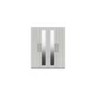 One Call Furniture Avignon 4 Door Wardrobe With Two Mirrors Ready Assembled White