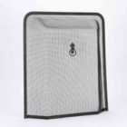 Inglenook Square Fireplace Guard Black