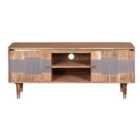 IH Design Cotati Acacia Wood TV Unit