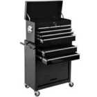 Tectake Tool Chest w/ 8 Drawers Black