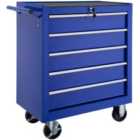 Tectake Tool Chest w/ 5 Drawers Blue
