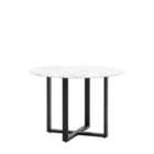 Crossland Grove Broomfield Dining Table White Effect 1100X1100X750Mm