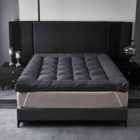 Ezysleep Grey 4 Inch Thick Super Soft Mattress Topper Double
