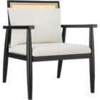 Tectake Armchair Manuela - Thickly Padded, w/ Extra Back Cushions