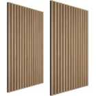 Tectake Acoustic Panel Set Of 2 Sonic Wall - Sound-absorbing Felt, Size Adjustable