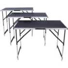 Tectake Folding Tables Set Of 3