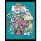 Friends 30 Years (animated Montage) Collector Print (framed)