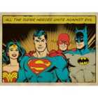 Dc Comics (heroes Unite Against Evil) - 30X40