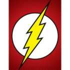 Dc Comics (the Flash Symbol) - 30 X 40Cm