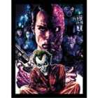 Batman Comic Covers (villains) Collector Print (framed)