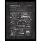 Batman (batmobile Patent) Collector Print (framed)