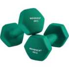 Songmics Dumbbells Set, 2 X 4 Kg , Green