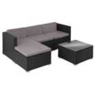 Tectake Rattan Garden Furniture Lignano Set
