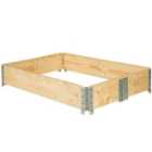 Tectake Foldable And Stackable Raised Bed (120x80x19cm)