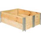 Tectake Foldable And Stackable Raised Bed (120x80x19cm)