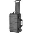 Tectake Travel Case - Robust Hard Shell w/ 3 Thick Foam Inserts, Snap Closure