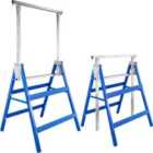 Tectake Scaffolding Trestle Set 2 Pcs.