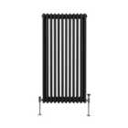 Traditional 3 Column Radiator 1500 X 562Mm Black