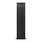 Designer Flat Panel Radiator 1800 X 420Mm Matt Black