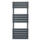 Flat Panel Towel Radiator 1200 X 450Mm Anthracite Grey