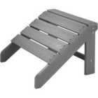 Tectake Footstool - Foot Rest, Weatherproof And UV-resistant