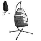 Tectake Egg Chair Ariane w/ Frame And Cushions