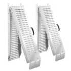 Tectake Bear Folding Ramps 2-piece Set, 400kg Capacity