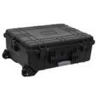 Vidaxl Wheeled Flight Case Black 63X50X23 Cm Pp