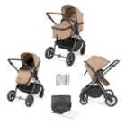 Ickle Bubba Cosmo 2 In 1 Pushchair - Gunmetal/Desert/Tan