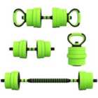 Sportnow Weight Dumbbells Set, Barbell, Kettlebell, Push Up Stand, 30Kg