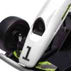 HOMCOM 24V Electric Go Kart For Kids With Music, Horn Honking, Slow Start