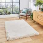 Super Teddy Beige Rectangle 080 x 150cm Polyester Plain Shaggy