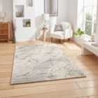 Geneva Silver Rectangle 160 x 230cm Polypropylene Berber 1614