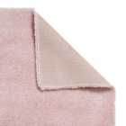 Sierra Pink Rectangle 080 x 150cm Polypropylene Plain Shaggy 9000