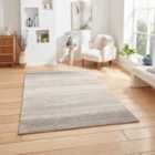 Geneva Grey Rectangle 120 x 170cm Polypropylene Berber 62786