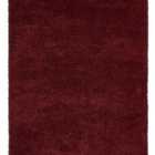 Sierra Ruby Rectangle 080 x 150cm Polypropylene Plain Shaggy 9000