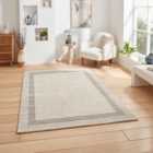 Geneva Beige Rectangle 120 x 170cm Polypropylene Berber 1616