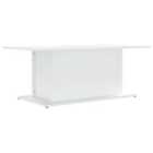 Vidaxl Coffee Table White 102X55.5X40 Cm Engineered Wood