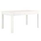Vidaxl Coffee Table White 80X50X40 Cm Solid Wood Pine
