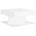 Vidaxl Coffee Table White 57X57X30 Cm Engineered Wood
