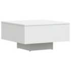 Vidaxl Coffee Table White 60X60X31.5 Cm Engineered Wood