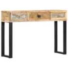 Vidaxl Console Table 110X30X76 Cm Solid Mango Wood