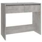 Vidaxl Console Table Concrete Grey 89X41X76.5 Cm Steel