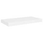 Vidaxl Floating Wall Shelf White 50X23X3.8 Cm Mdf