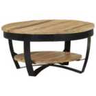 Vidaxl Coffee Table Solid Rough Mango Wood 65X32 Cm