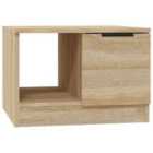 Vidaxl Coffee Table Sonoma Oak 50X50X36 Cm Engineered Wood
